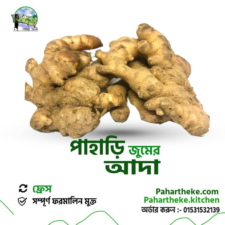 আদা / Ginger | পাহাড়ি জুমের আদা | - Pahar Theke